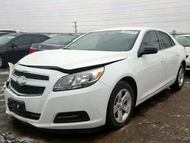1G11B5SA2DF137700 - 2013 CHEVROLET MALIBU LS WHITE photo 2