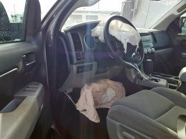 5TFDY5F11DX284419 - 2013 TOYOTA TUNDRA CRE GRAY photo 9