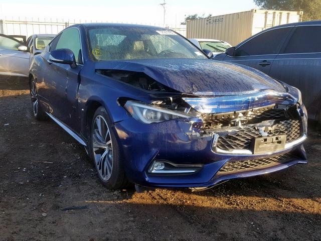 JN1EV7EL6HM553908 - 2017 INFINITI Q60 PREMIU BLUE photo 1