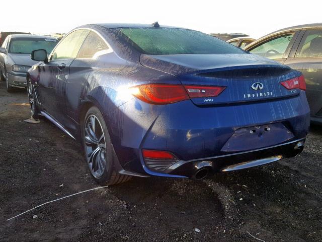 JN1EV7EL6HM553908 - 2017 INFINITI Q60 PREMIU BLUE photo 3