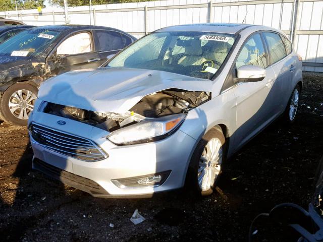 1FADP3N22JL249821 - 2018 FORD FOCUS TITA SILVER photo 2