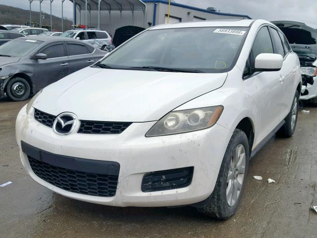 JM3ER293480213735 - 2008 MAZDA CX-7 WHITE photo 2