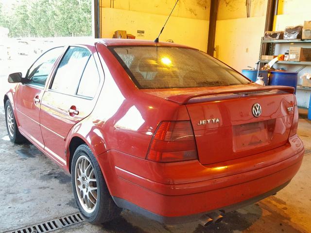 3VWPE69M13M184694 - 2003 VOLKSWAGEN JETTA WOLF RED photo 3