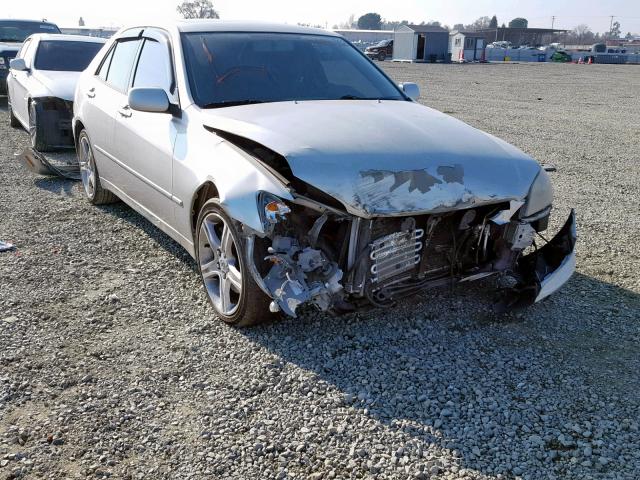 JTHBD182410024665 - 2001 LEXUS IS 300 SILVER photo 1