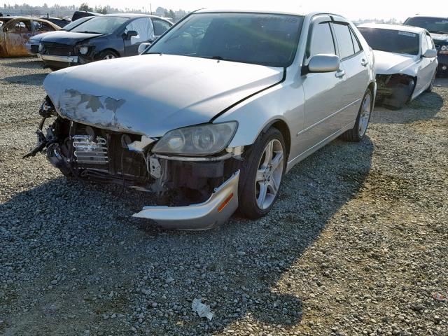 JTHBD182410024665 - 2001 LEXUS IS 300 SILVER photo 2