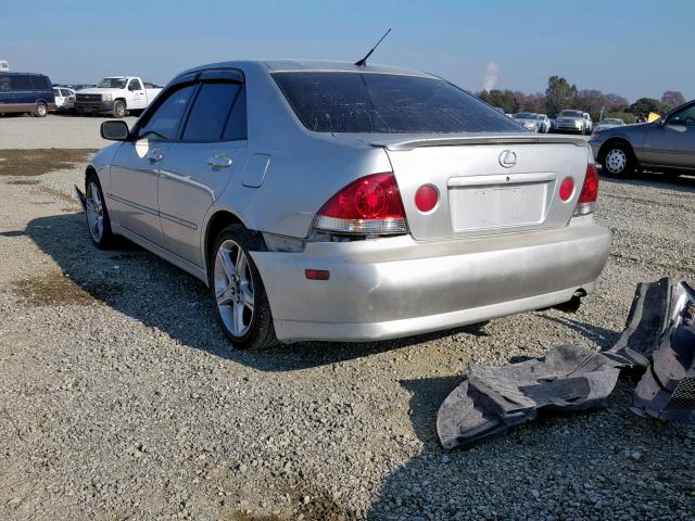 JTHBD182410024665 - 2001 LEXUS IS 300 SILVER photo 3