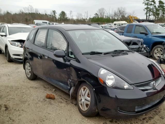 JHMGD37468S065625 - 2008 HONDA FIT BLACK photo 1