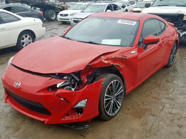 JF1ZNAA14G8708033 - 2016 TOYOTA SCION FR-S RED photo 2