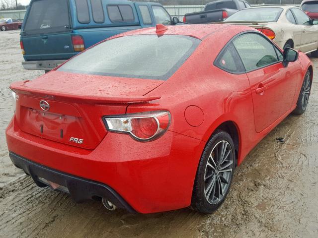 JF1ZNAA14G8708033 - 2016 TOYOTA SCION FR-S RED photo 4