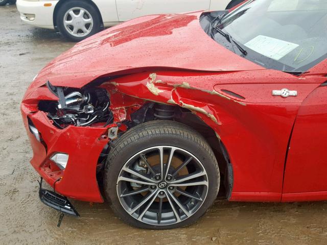 JF1ZNAA14G8708033 - 2016 TOYOTA SCION FR-S RED photo 9