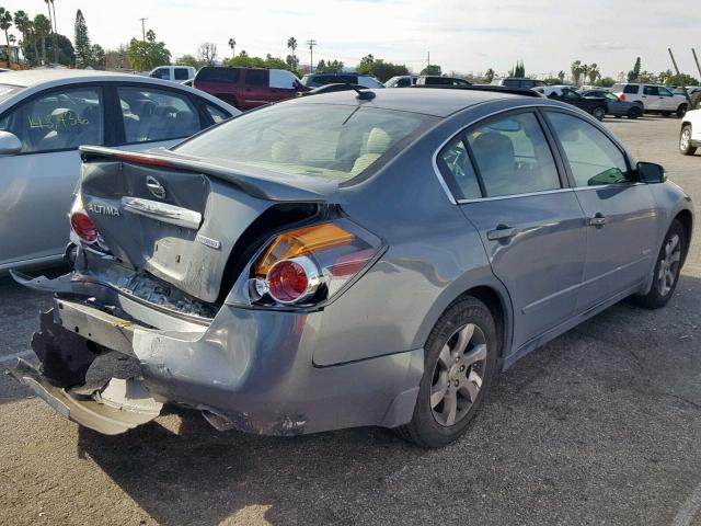 1N4CL21E39C129720 - 2009 NISSAN ALTIMA HYB GRAY photo 4