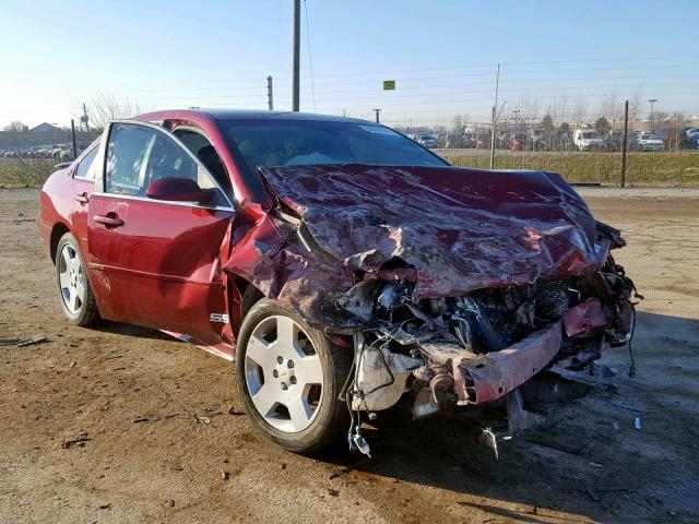 2G1WD57C291236722 - 2009 CHEVROLET IMPALA SS MAROON photo 1