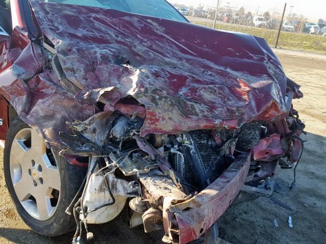 2G1WD57C291236722 - 2009 CHEVROLET IMPALA SS MAROON photo 9