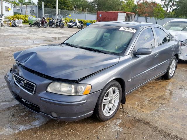 YV1RS592352485131 - 2005 VOLVO S60 2.5T GRAY photo 2