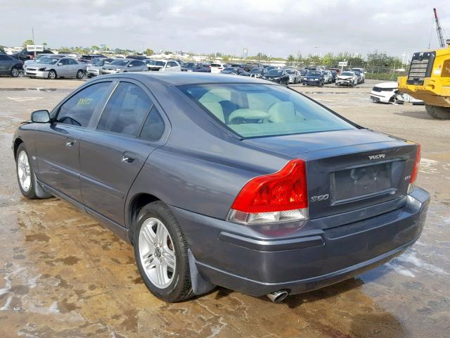 YV1RS592352485131 - 2005 VOLVO S60 2.5T GRAY photo 3