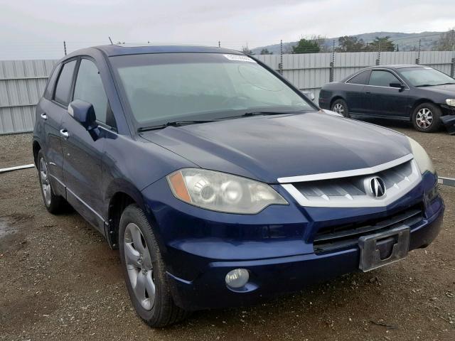 5J8TB185X7A019898 - 2007 ACURA RDX TECHNO BLUE photo 1