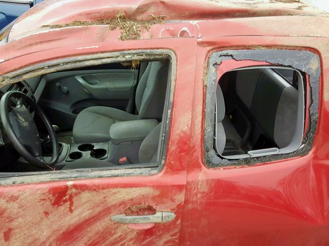 5TEUX42N35Z023437 - 2005 TOYOTA TACOMA ACC RED photo 9