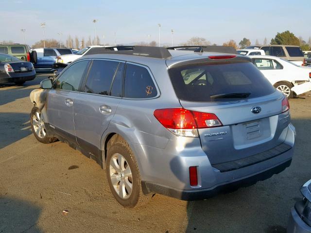 4S4BRDKC8C2210749 - 2012 SUBARU OUTBACK 3. SILVER photo 3