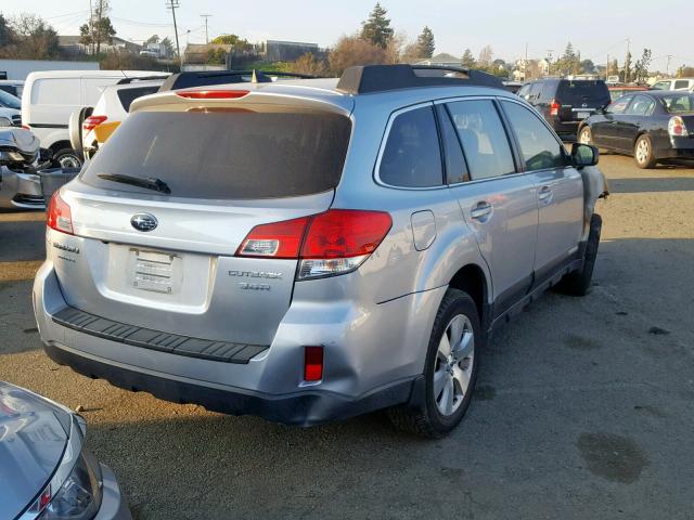 4S4BRDKC8C2210749 - 2012 SUBARU OUTBACK 3. SILVER photo 4