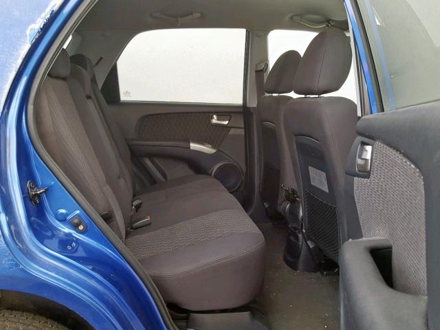 KNDJF723367282086 - 2006 KIA NEW SPORTA BLUE photo 6