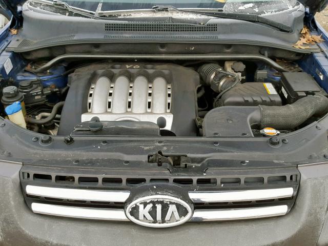 KNDJF723367282086 - 2006 KIA NEW SPORTA BLUE photo 7