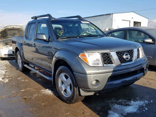 1N6AD07W05C455324 - 2005 NISSAN FRONTIER C BLACK photo 1