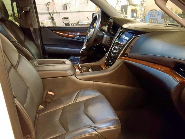 1GYS3BKJ2FR274221 - 2015 CADILLAC ESCALADE L 白色 照片 5