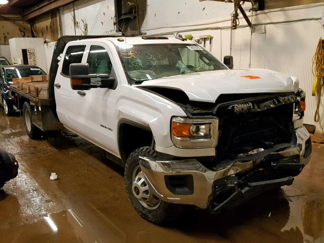 1GD421C85FF542389 - 2015 GMC SIERRA K35 WHITE photo 1