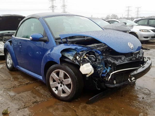 3VWRF31YX7M419442 - 2007 VOLKSWAGEN NEW BEETLE Mavi foto 1