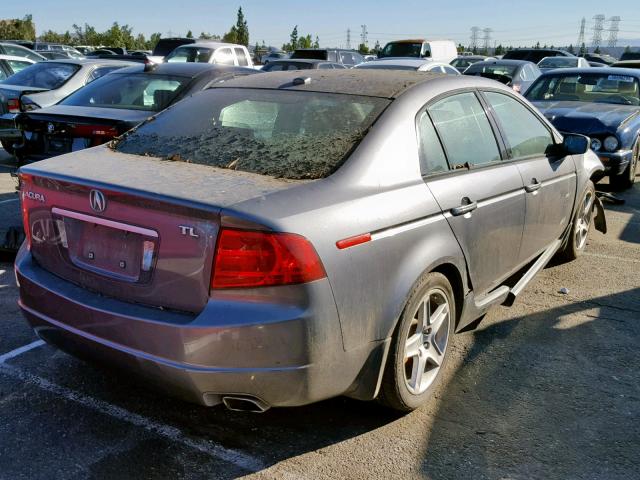 19UUA65636A052970 - 2006 ACURA 3.2TL GRAY photo 4