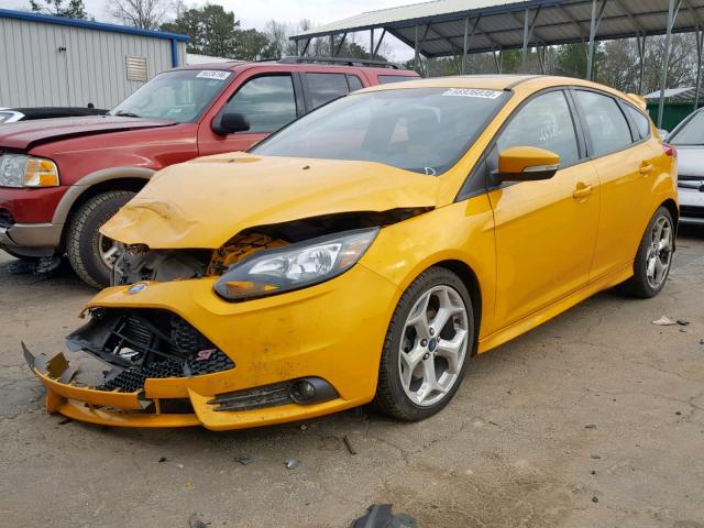 1FADP3L99DL216934 - 2013 FORD FOCUS ST YELLOW photo 2