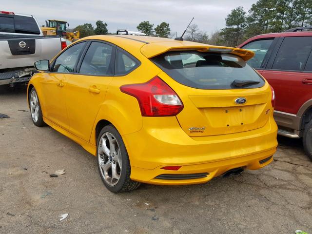 1FADP3L99DL216934 - 2013 FORD FOCUS ST YELLOW photo 3