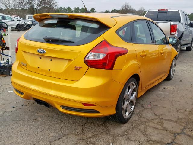 1FADP3L99DL216934 - 2013 FORD FOCUS ST YELLOW photo 4