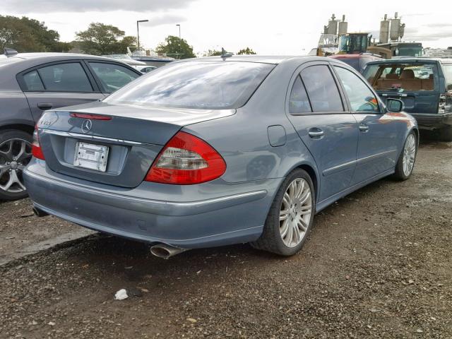 WDBUF56X77B006649 - 2007 MERCEDES-BENZ E-CLASS GRAY photo 4