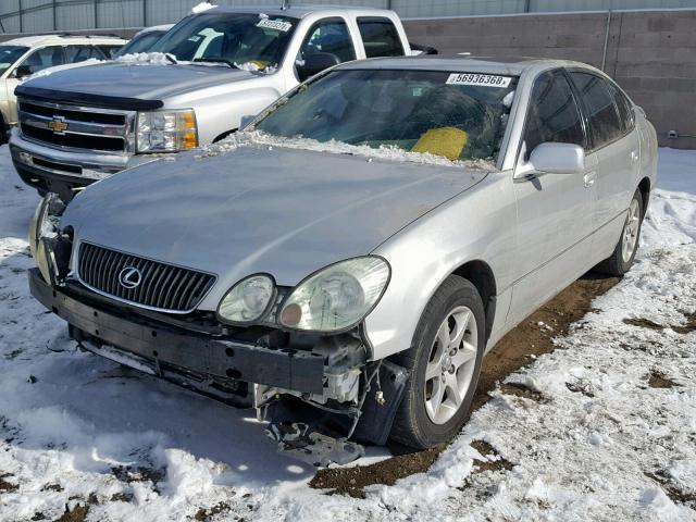 JT8BD69S640203158 - 2004 LEXUS GS 300 SILVER photo 2