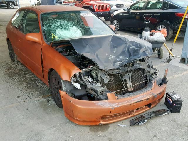 2HGEJ6446TH124553 - 1996 HONDA CIVIC DX ORANGE photo 1