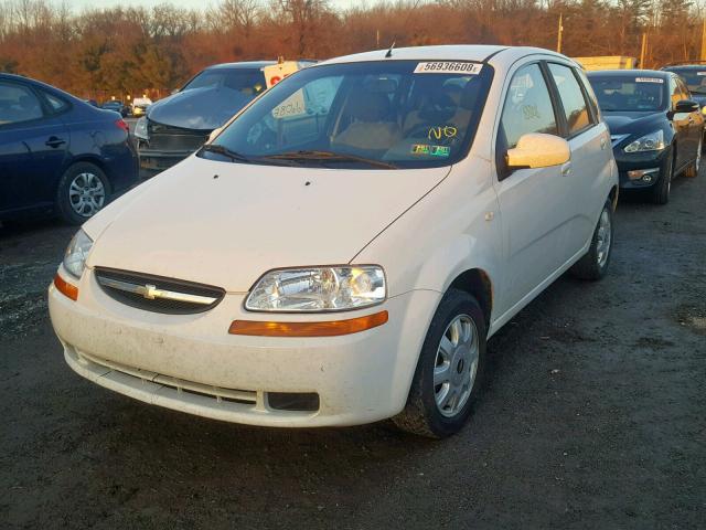 KL1TD62615B403400 - 2005 CHEVROLET AVEO BASE Ağ foto 2