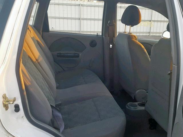 KL1TD62615B403400 - 2005 CHEVROLET AVEO BASE Ağ foto 6