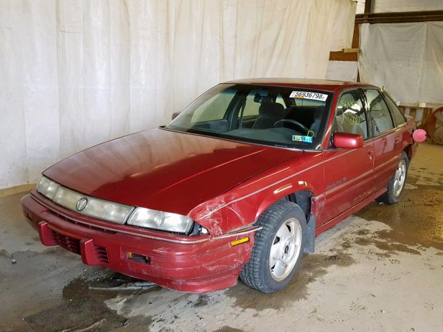 1G2WJ52M9RF328259 - 1994 PONTIAC GRAND PRIX მუქწითელი ფოტო 2