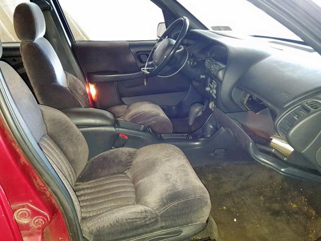 1G2WJ52M9RF328259 - 1994 PONTIAC GRAND PRIX მუქწითელი ფოტო 5