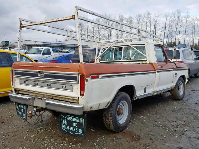 F25JLC08684 - 1976 FORD PICK UP ORANGE photo 4