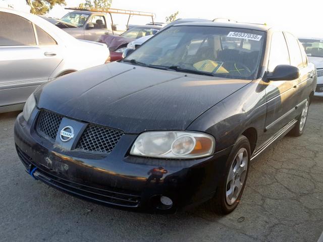 3N1AB51D96L485797 - 2006 NISSAN SENTRA SE- BLACK photo 2