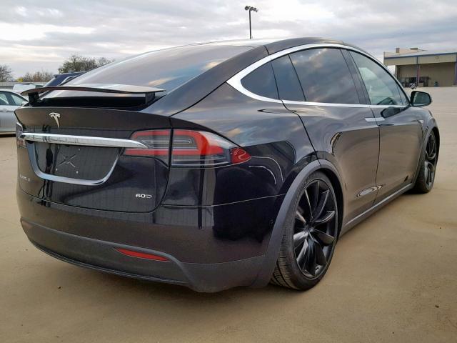 5YJXCBE21GF016246 - 2016 TESLA MODEL X BLACK photo 4