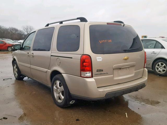 1GNDV33167D189143 - 2007 CHEVROLET UPLANDER L Qəhvəyi foto 3