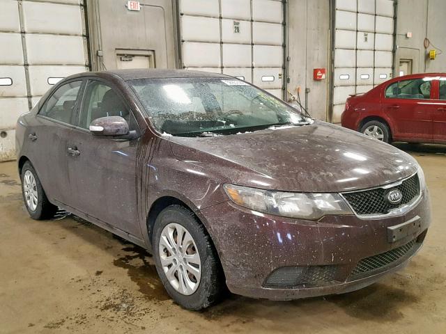 KNAFU4A28A5834265 - 2010 KIA FORTE EX PURPLE photo 1