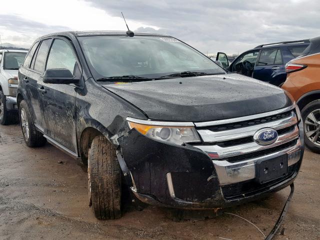 2FMDK3JC5DBE10699 - 2013 FORD EDGE SEL BLACK photo 1