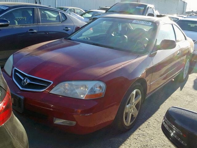 19UYA42601A026555 - 2001 ACURA 3.2CL TYPE RED photo 2