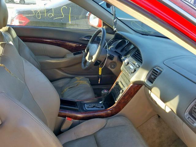 19UYA42601A026555 - 2001 ACURA 3.2CL TYPE RED photo 5