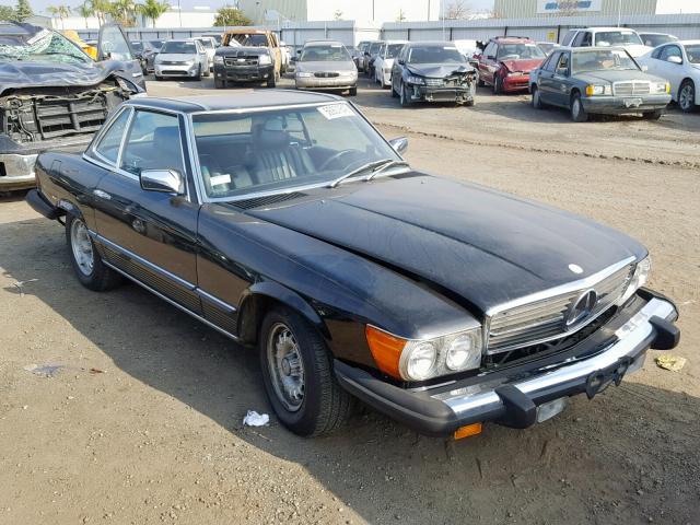 WDBBA45A2EA004596 - 1984 MERCEDES-BENZ 380 SL BLACK photo 1