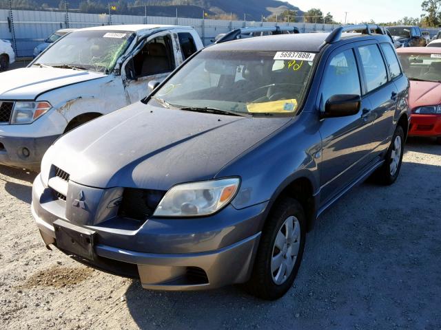 JA4LZ31F45U049039 - 2005 MITSUBISHI OUTLANDER CHARCOAL photo 2